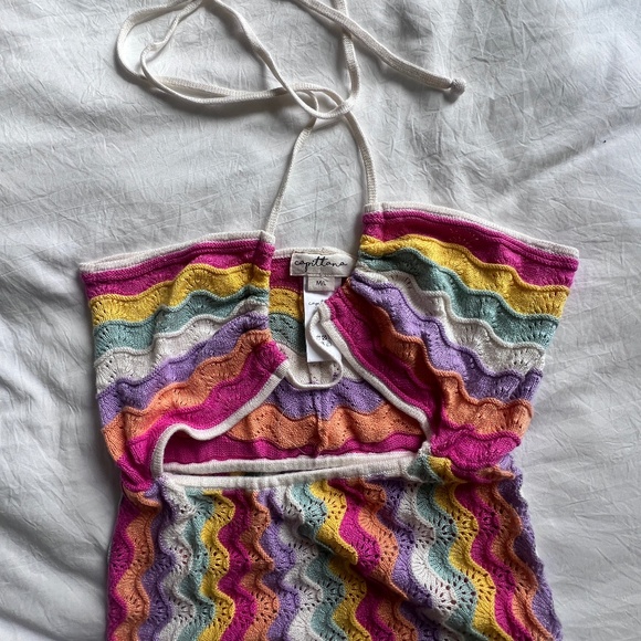 Revolve Multicolor Knitted Dress - Picture 5 of 8